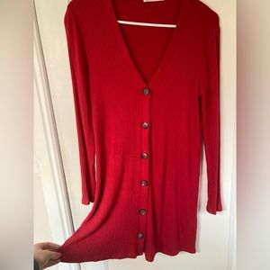 Reformation light sweater dress